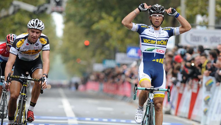 Marco Mercato won vorig jaar in Tours. Beeld afp