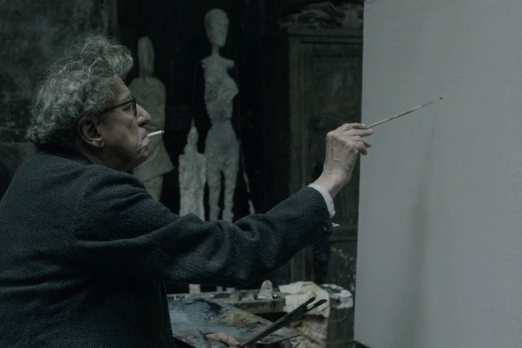Tot grote verbijstering van zijn model overschildert Giacometti een portret met een paar felle penseelstreken. Beeld RV