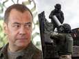 Russische ex-president Medvedev: “Enkel Oekraïense overgave kan weg naar vrede openen” 