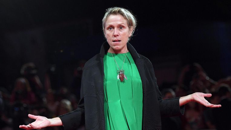 Frances McDormand in Venetië Beeld epa