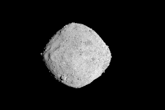 De asteroïde Bennu.