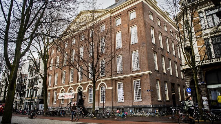 Het Maagdenhuis, pand van de Universiteit van Amsterdam Beeld anp