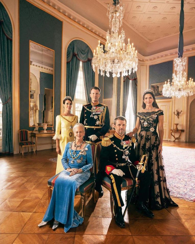 Nieuwe portretfoto's Deense royals Beeld Het Deense Hof
