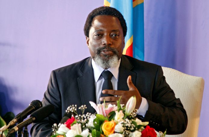 Joseph Kabila begin dit jaar.