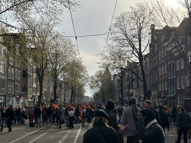 Zo check je live hoe druk het is tijdens Koningsdag in Amsterdam