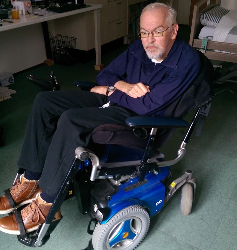 Hongerstaker Piet Versteeg dwong betere zorg af. Beeld  