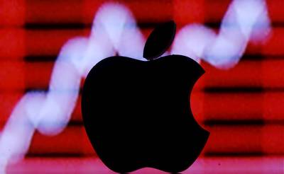 Beurswaarde Apple met 385 miljard euro gedaald sinds record