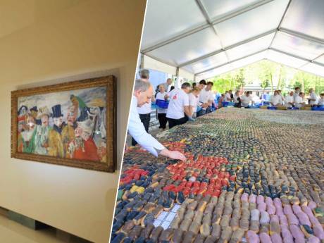 IN BEELD. Meesterwerk Ensor nagemaakt … met 19.000 eclairs