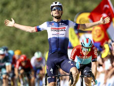 Net geen tweede Nederlandse ritzege in Tour de France: Pascal Eenkhoorn nipt geklopt door Kasper Asgreen