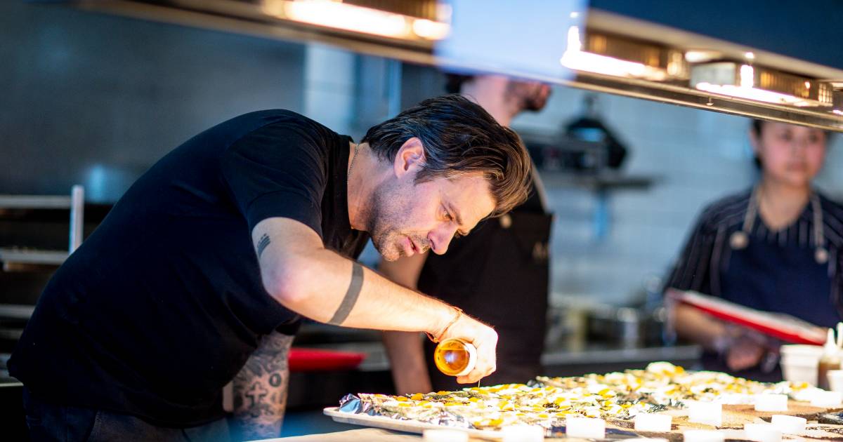 Chef Sergio Herrmann exits the restaurants at Zeeland Cadzand |  internal