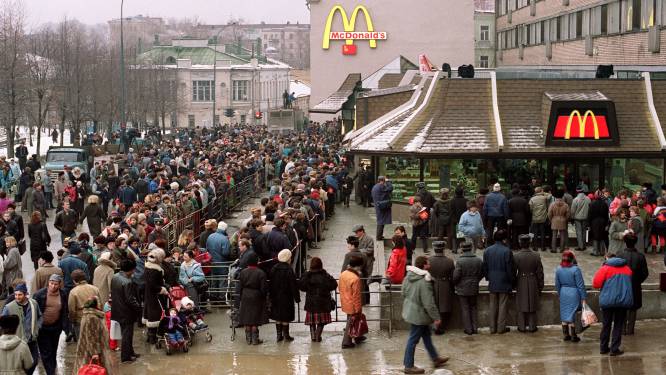 McDonald’s was een grote hit in Rusland: ‘Personeel dat lachte én schone toiletten’