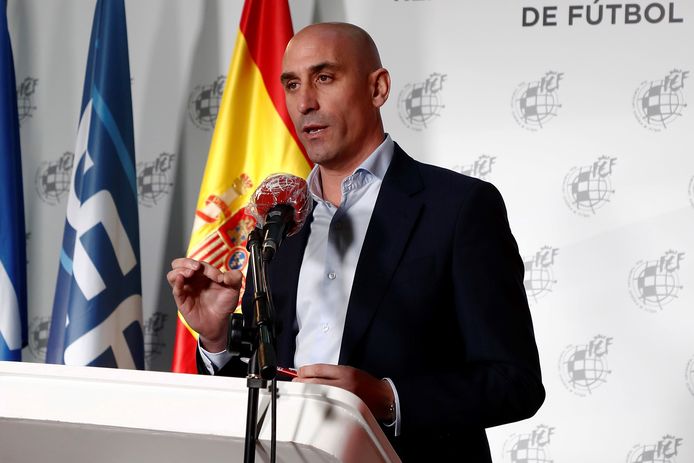 De Spaanse bondsvoorzitter Luis Rubiales.