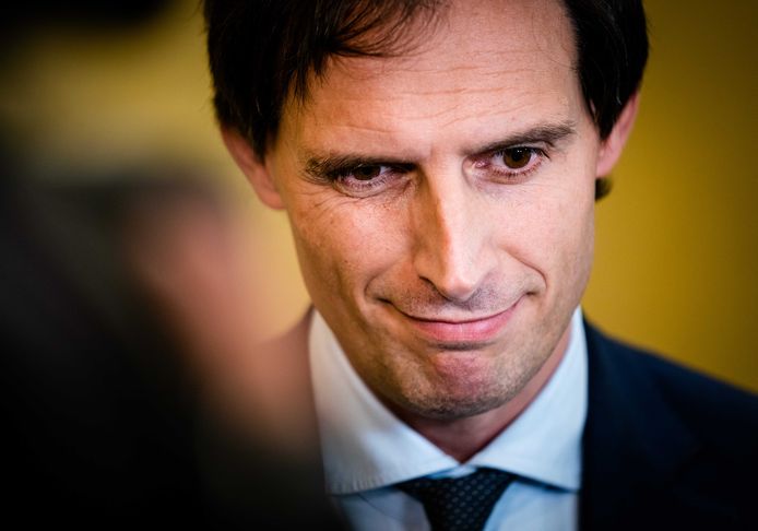 Demissionair minister Wopke Hoekstra van Financiën.