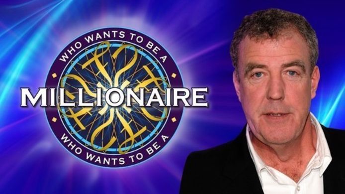Presentator Jeremy Clarkson van Who Wants To Be A Millionaire.