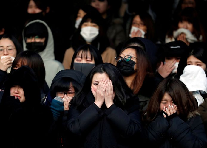 Zuid-Korea rouwt om Kim Jong-Hyun: honderden fans kwamen opdagen.