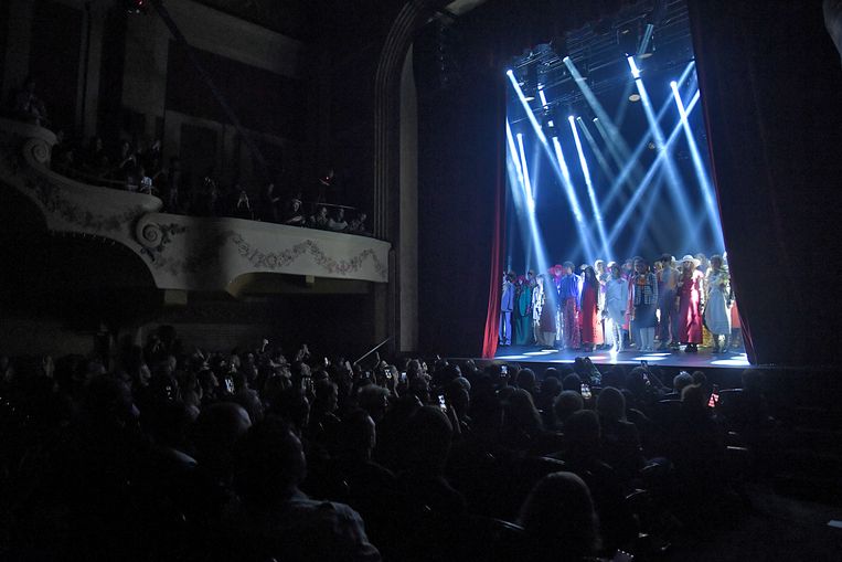 De show van Gucci in Le Palace te Parijs.   Beeld The Washington Post/Getty Images