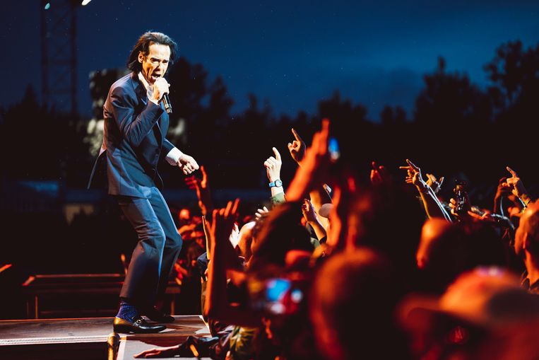 Nick Cave and the Bad Seeds, 25 juni 2022, TW Classic. Beeld Stefaan Temmerman