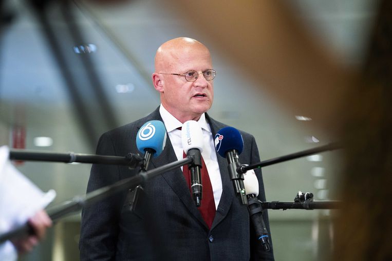 Volgens de premier is Ferdinand Grapperhaus nog steeds geloofwaardig als coronabestrijder.  Beeld ANP