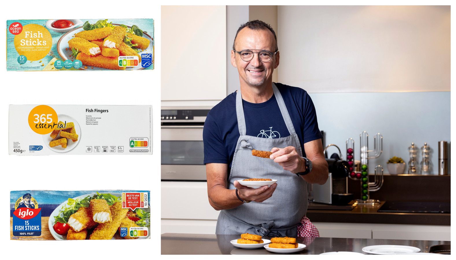 Van Lidl tot Iglo welke fishsticks zijn de lekkerste volgens Luc