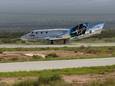 Ruimtevaartvliegtuig Unity van Virgin Galactic.