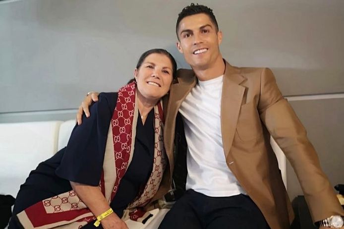 Ronaldo en zijn moeder, Dolores Aveiro.