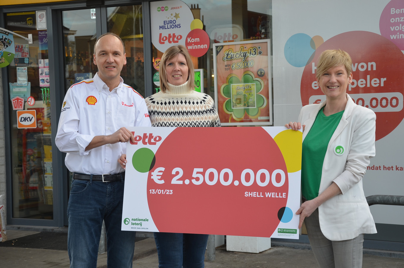 2,5 miljoen euro voor Lotto-miljonair die ticketje kocht in Shell ...