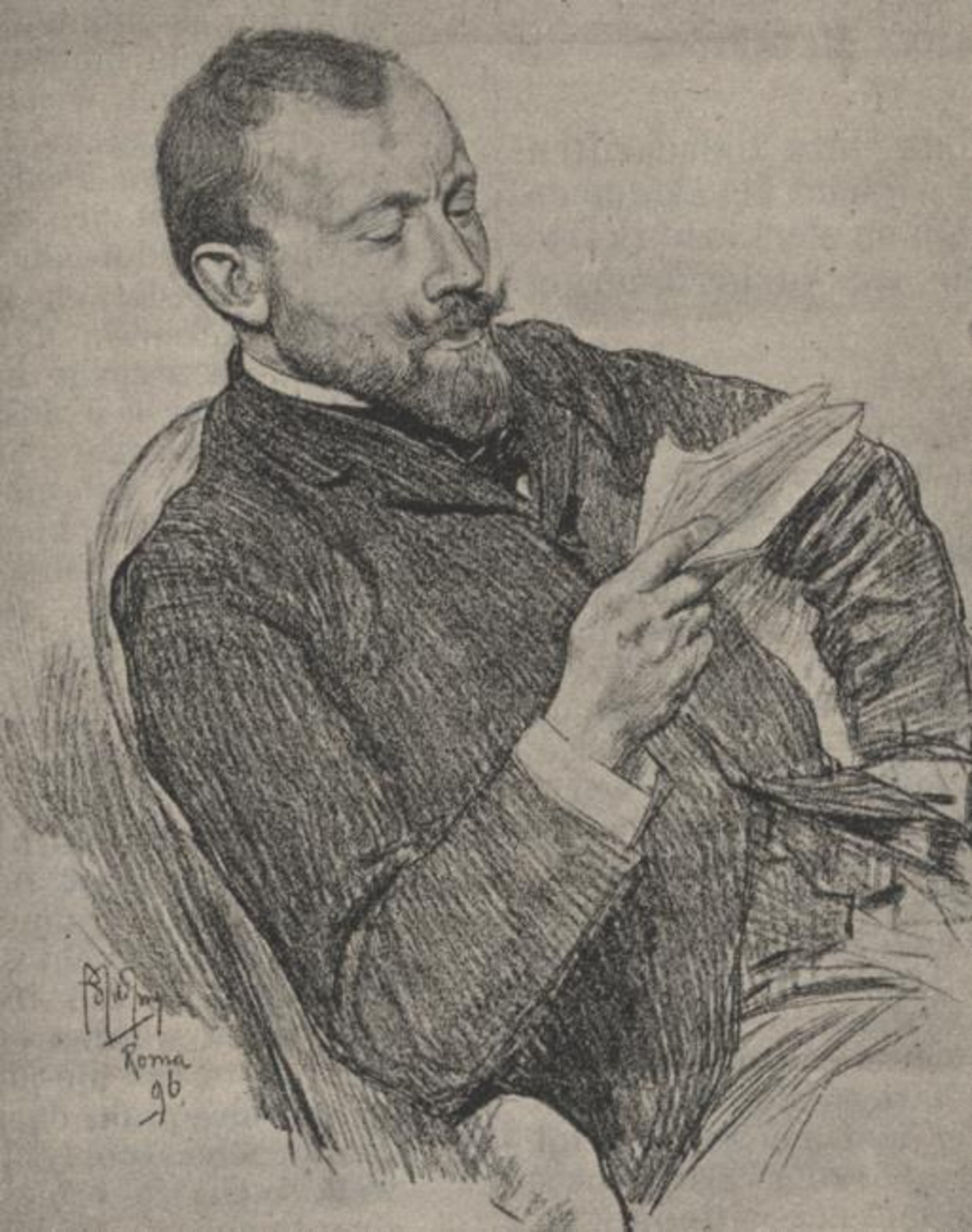 Portret van Maurits Karel Herman Wagenvoort (1859-1944).