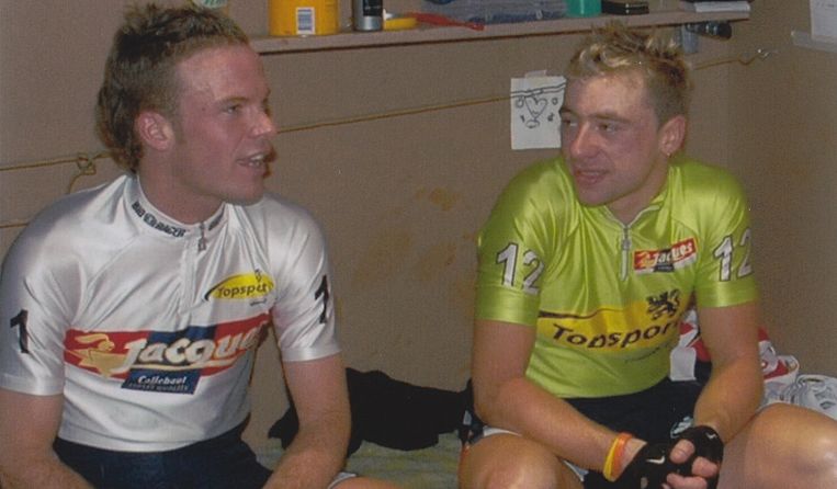 Iljo Keisse (links) en Dimitri De Fauw (rechts) Beeld VRT