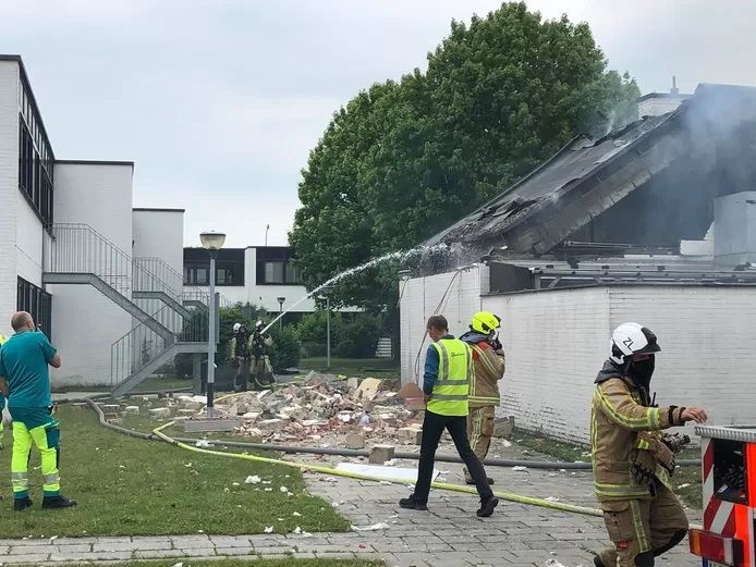 Explosion d'une maison à Zele en Flandre orientale.