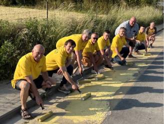 N-VA Wichelen schildert fietspaden Krakeelstraat ‘in slechte staat' 