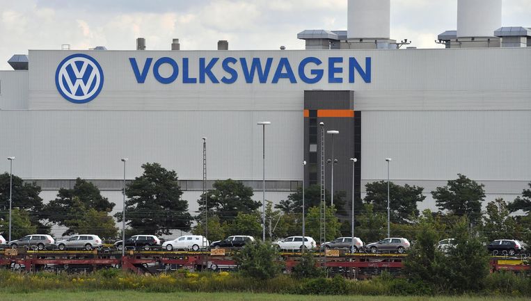 Volkswagenfabriek in Zwickau, Duitsland Beeld epa