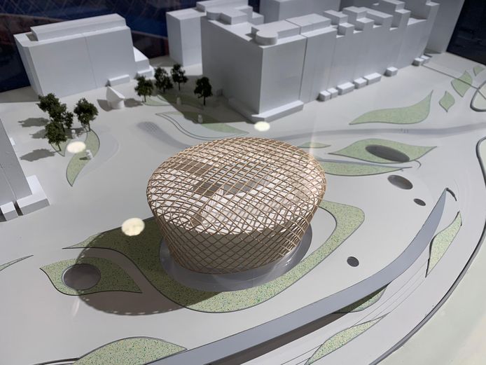 Het ontwerp van het nieuwe casino van Middelkerke.