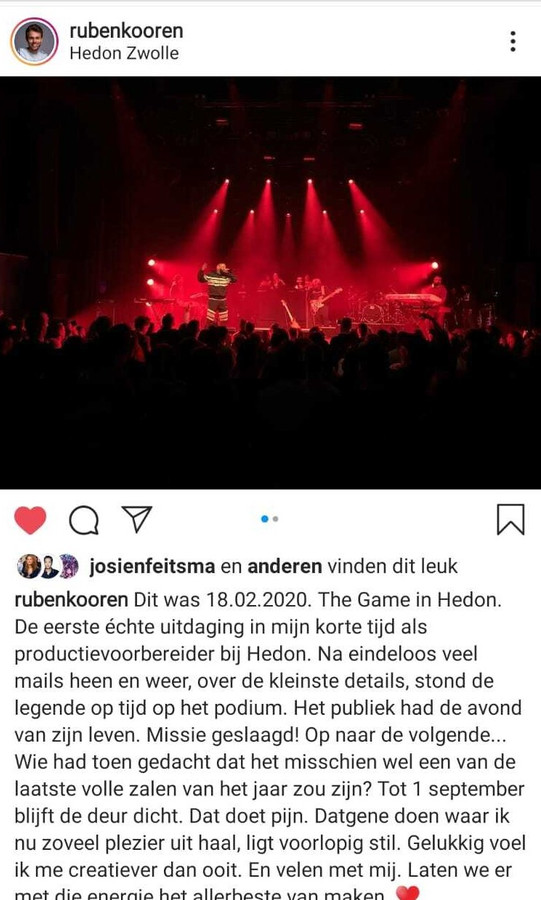 Poppodium Hedon houdt hoop, maar kans op grote shows in Zwolle dit jaar ...
