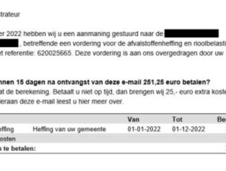 Valse mails in naam van gemeente in omloop