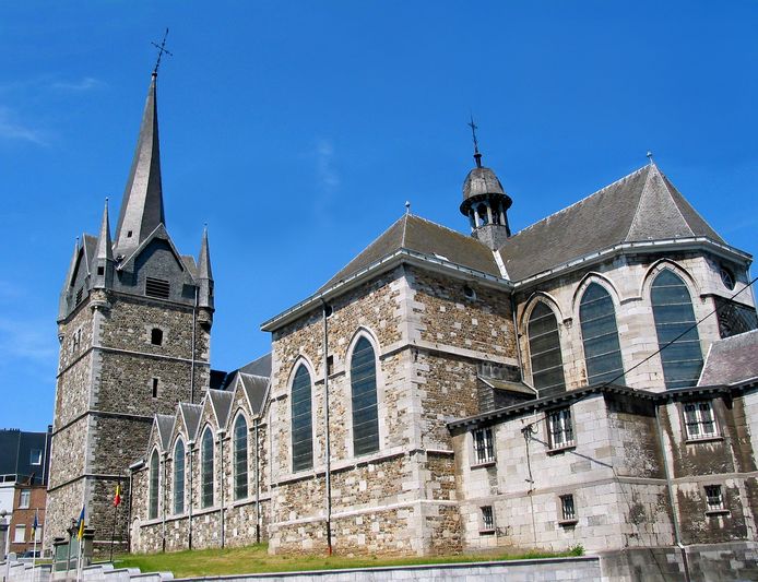 L’église Saint-Jean-Baptiste de Herve sur laquelle le spectacle “Aile Émoi” sera donné.