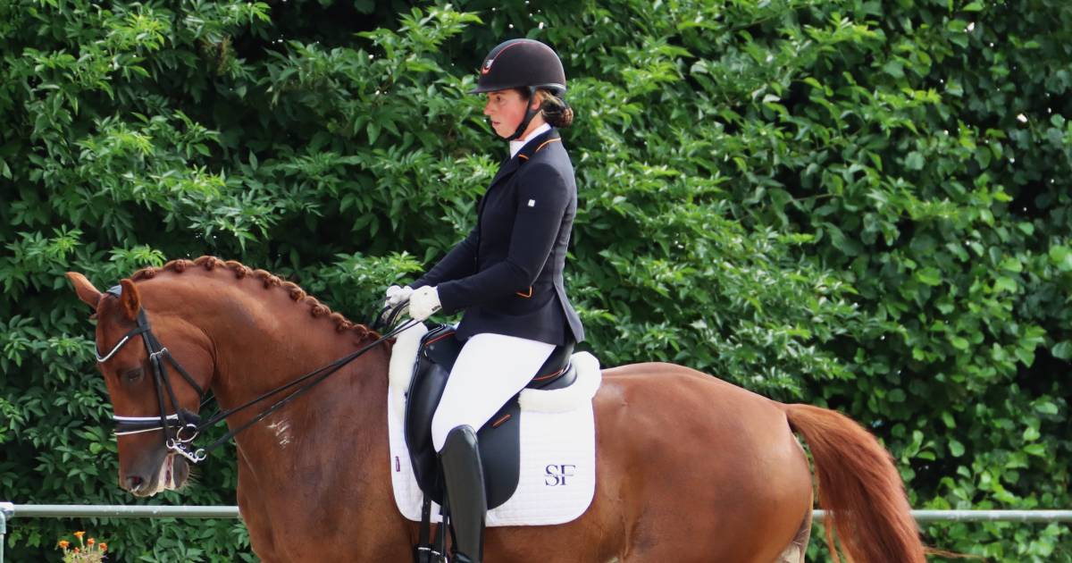 Stephanie de Frel uit Noordgouwe ligt op koers voor NK dressuur