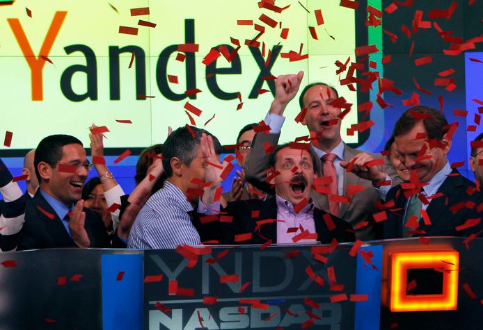 Yandex heeft sinds 2011 een notering aan de New York Stock Exchange.