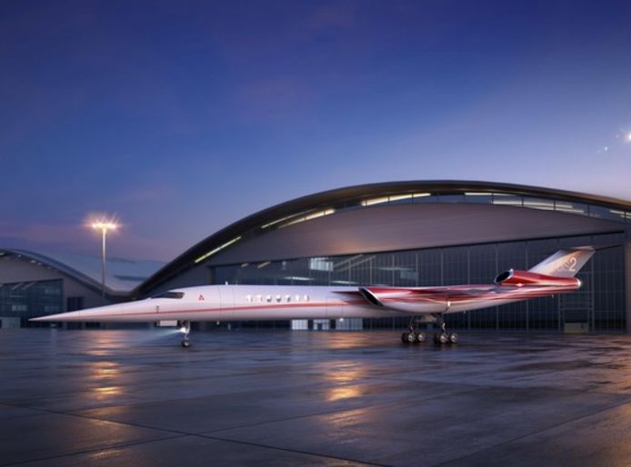 De supersonische zakenjet AS2