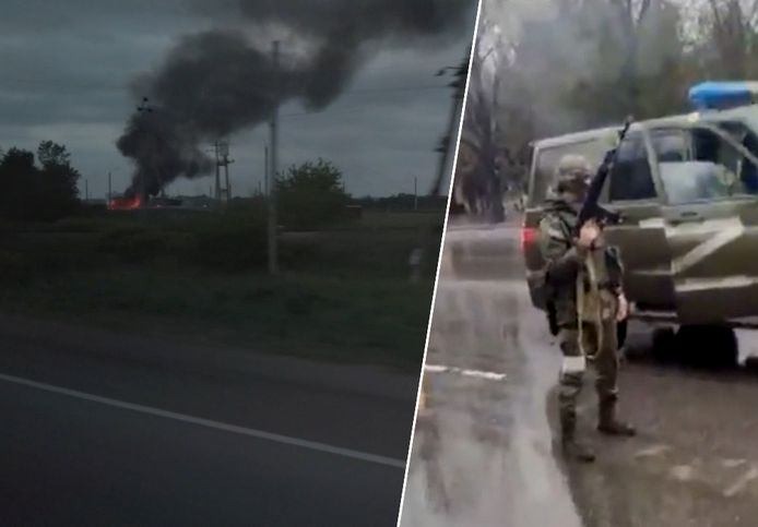 Russische aanvallen in Donbas-regio