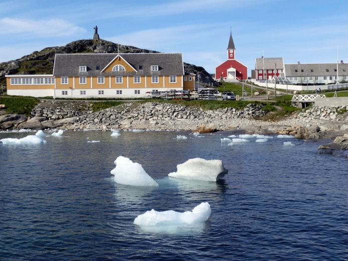 Archiefbeeld. De hoofdstad van Groenland, Nuuk.