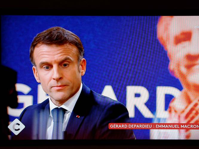 Franse president Macron verdedigt Gérard Depardieu: “Hij is slachtoffer van een klopjacht”