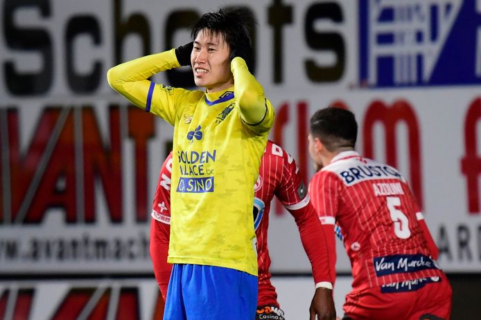 Daichi Kamada baalt: STVV kon opnieuw niet winnen.