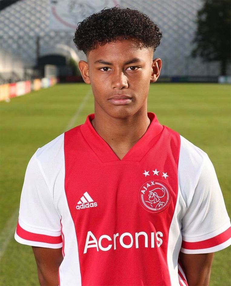 Noah Gesser. Beeld Ajax