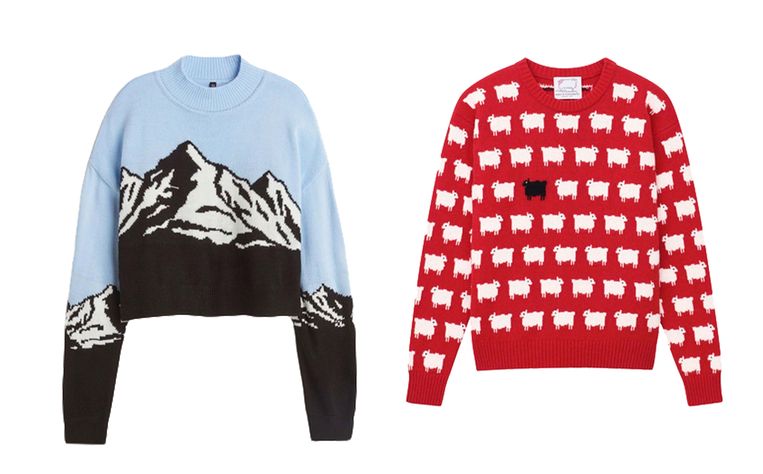 Links: H&M, rechts: rowingblazers.com Beeld rv