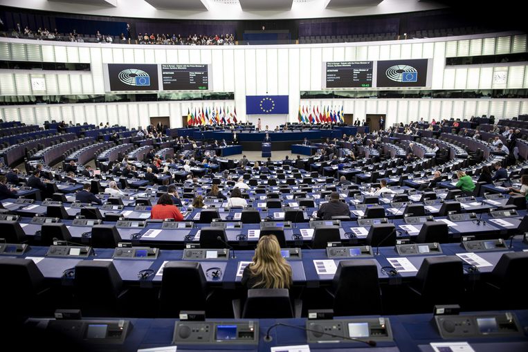 Het Europees Parlement keurde beide wetsvoorstellen goed met een verpletterende meerderheid. Beeld Photo News