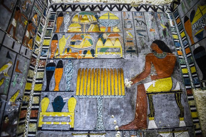De pas ontdekte graftombe van de vroegere Egyptische edelman Khuwy.