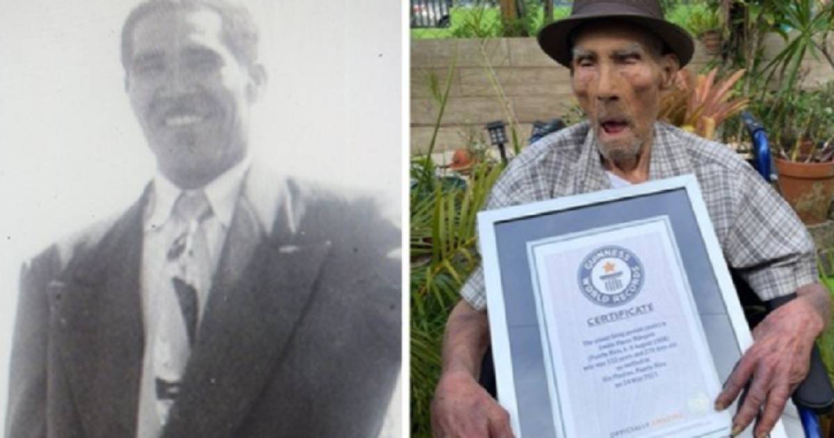Dit is Emilio (112), de oudste