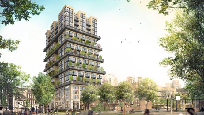 Ooit maakten drukkers er De Maasbode, op dezelfde plek wonen straks miljonairs