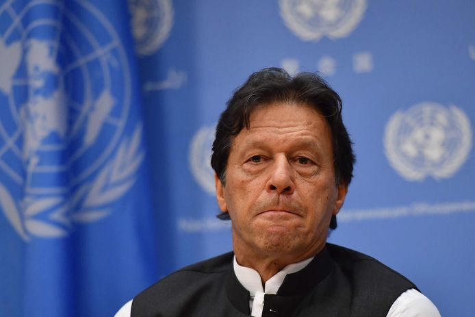 De voormalige premier van Pakistan, Imran Khan.