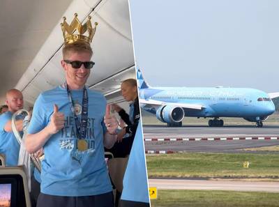 LIVE VIERING CITY. ‘King Kev’ landt met “Treble Airlines” in Manchester - Twee Belgen in CL-team van het seizoen